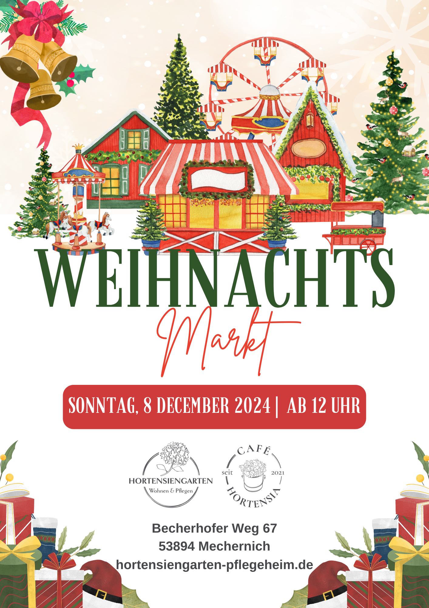 Weihnachtsmarkt Hortensiengarten